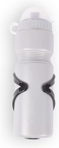 Grijze Fiets Drinkfles Met Houder | Lichtgewicht Plastic | 7.5x7.5x25cm | Sport Waterfles voor fiets | Outdoor & Gezondheid accessoire om ons gehydrateerd te houden