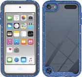 Armor-Case Bescherm-Cover Hoes Skin Sleeve voor iPod Touch Blauw - Roze