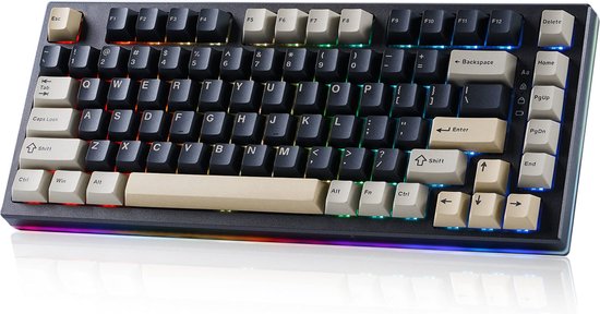Yunzii - YZ75 PRO - Mechanisch Draadloos Toetsenbord - 75% - Qwerty - Gaming Keyboard - RGB Lichten - Zwart - Y Switch