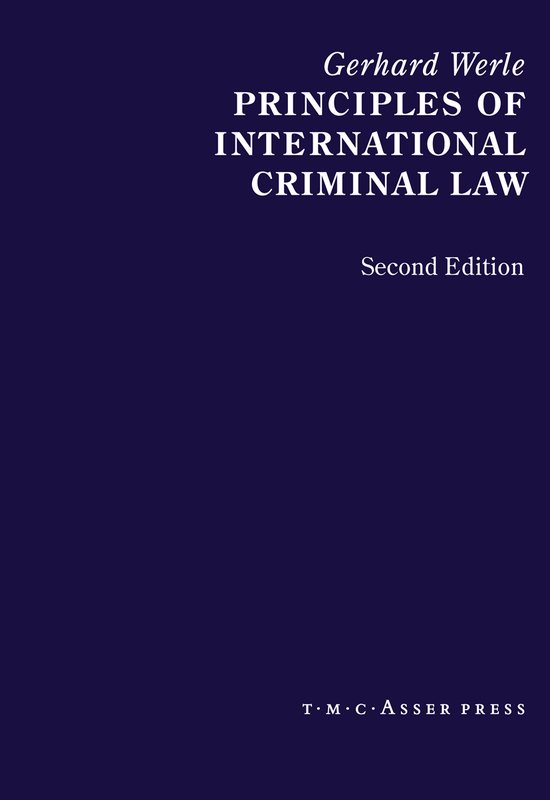 Principles of International Criminal Law - cover