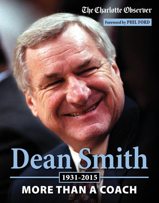 Boek 'Dean Smith 1931-2015 More Than A Coach' met een foto van Dean Smith, voorwoord door Phil Ford.