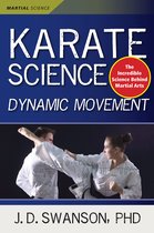 Boekomslag 'Karate Science Dynamic Movement' met een man en vrouw in witte karatepakken. De tekst 'MARTIAL SCIENCE KARATE SCIENCE DYNAMIC MOVEMENT' staat erop.