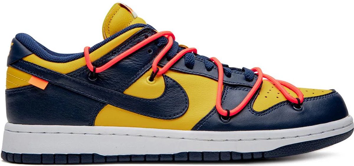 Nike Dunk Low Off- Michigan Blauw
