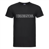 Bierseksueel T-shirt - 100% Katoen - Maat XL - Classic Fit - Zwart