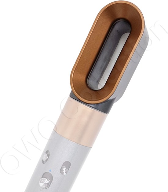 Föhn haardroger opzetstuk ovaal grijs-koper geschikt voor Dyson Airwrap multistyler HS01 HS05