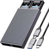 Orica Dual-bay M.2 NVMe SSD-behuizing: Breid uw opslagruimte eenvoudig uit