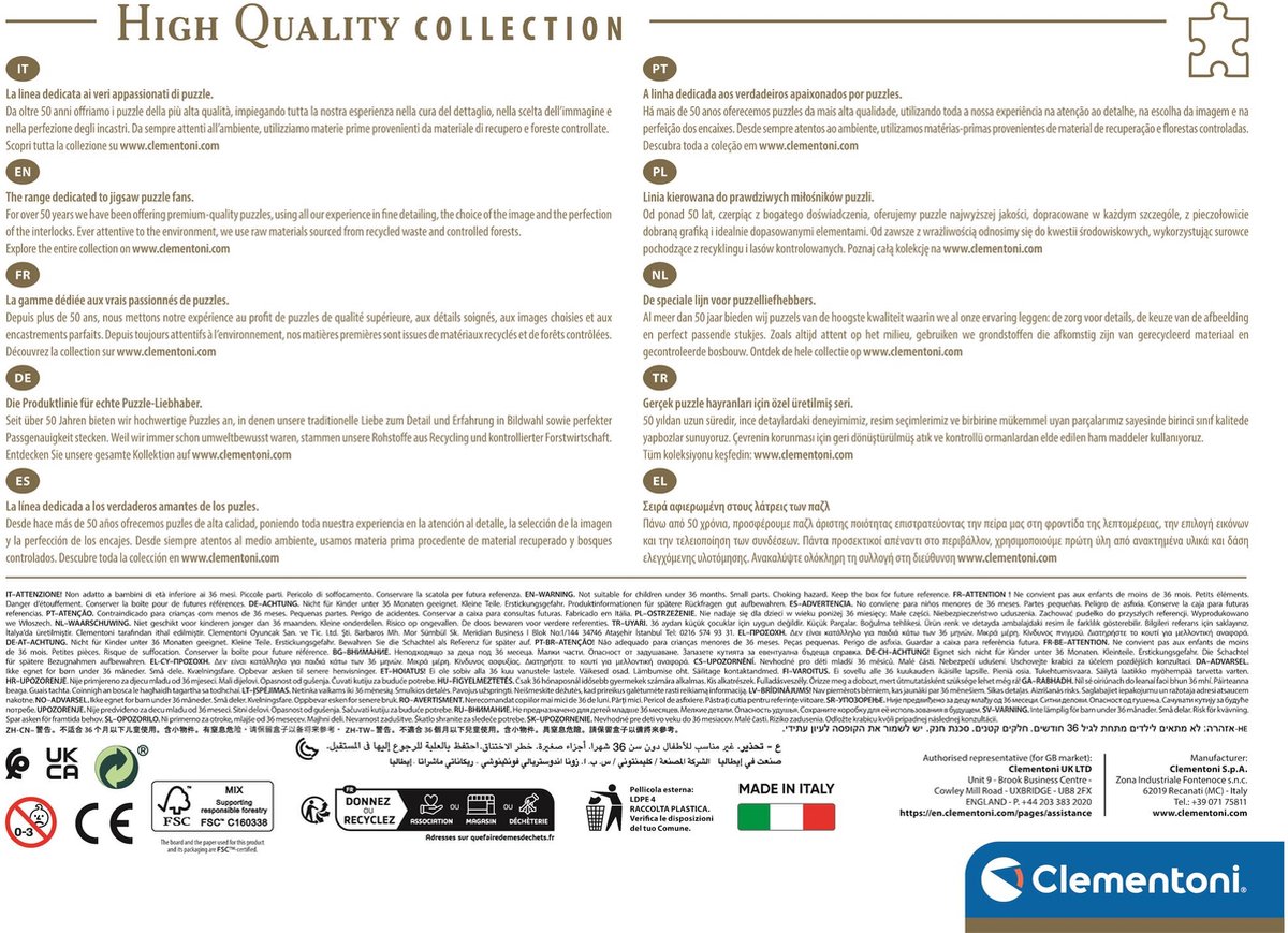 Clementoni - Puzzel - 500 Stukjes - Het Oude Schoenhuis - Puzzel Voor Volwassenen - High Quality Collection — afbeelding 7
