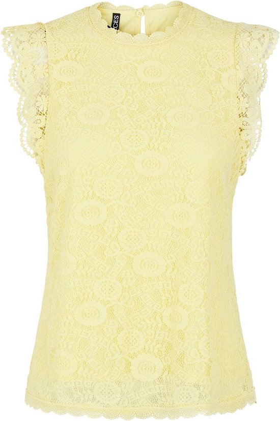 Pieces Top Pcolline Sl Lace Top Noos 17120454 Dames