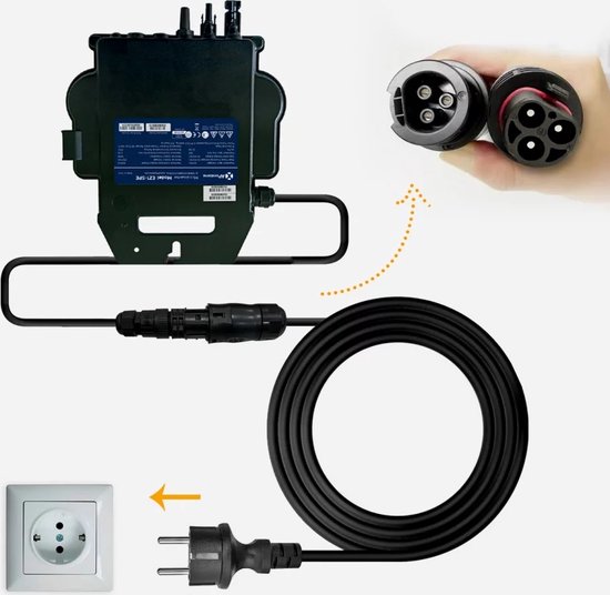 APSystems® EZ1-M 800W Micro-omvormer 2x PV ingang incl. netaansluitsnoer - Stuks
