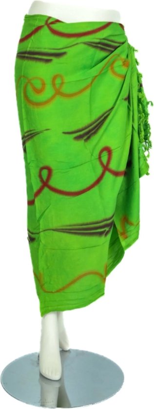 Paréo 164 - Paréo - Drap de sauna - Robe portefeuille - Vert - Om Namaste