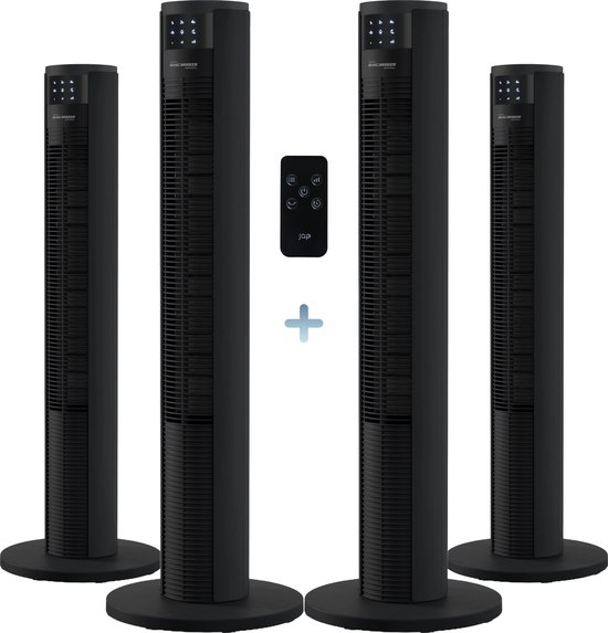 JAP Appliances Montreal – Torenventilator Afstandsbediening – Timer – 4 Stuks