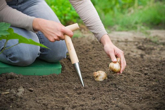 Nature - Pootstuk - met houten kruksteel - FSC-wilgenhout van Merkloos	 — afbeelding 2