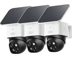eufy Security SoloCam S340 - 360° buitencamera 3 PACK- Bundel voordeel