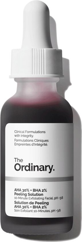 The Ordinary Exfoliant Peeling AHA 30% - BHA 2% - Vitamine B5 - Serum - 30 ml