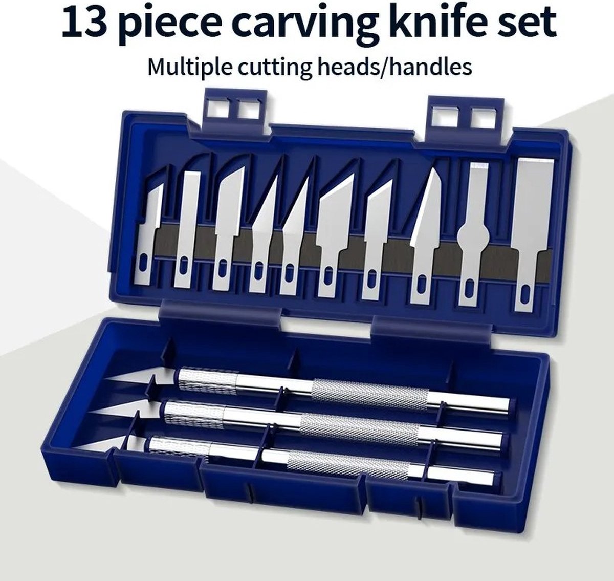 13 delige-Multifunctionele Hobby messen-Crafts Carving-Cutter Engraver vormbare, Art Tool Set-Scalpel-Set Hobby, Sjablonen, Kunst, Scalpel mesjes