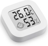 Thermometer hygrometer voor binnen digitaal hoge precisie temperatuurmonitor en vochtigheidsmeter thermo-hygrometer comfortniveau-indicator met extra zoekwoorden mini en compact