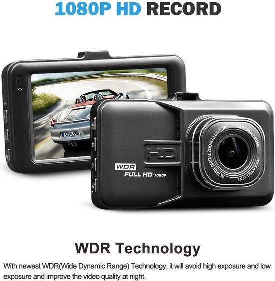 achter Renovatie Versterker Vehicle Blackbox DVR FULL HD Dashcam - Auto Dashboard Camera WDR / Goedkope  Dashcam -... | bol.com