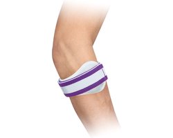 E-life – Epi Med Elleboogbrace – Elleboog ondersteuning bij golfers- en tenniselleboog - XS - Universeel - Wit