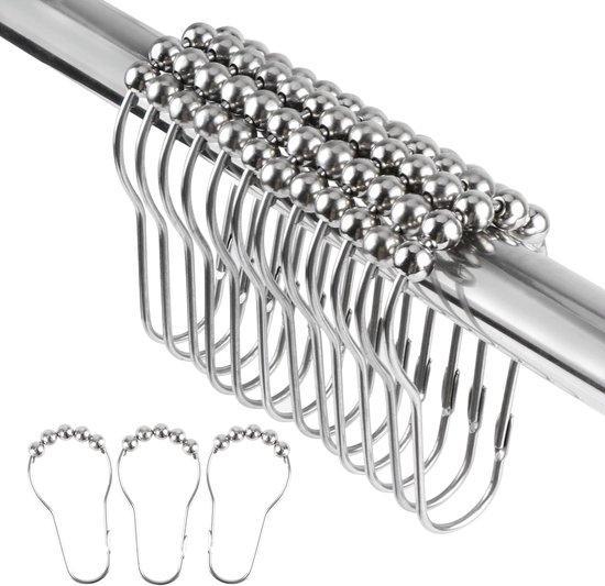 100 Crochets En S En Acier Inoxydable, Crochets Et épingles à Rideaux