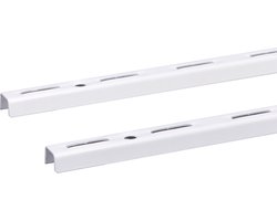 RAIL ENKEL WIT 50CM