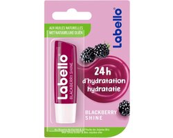 Labello Lippenbalsem Blister Blackberry Shine - 6 x - Voordeelverpakking