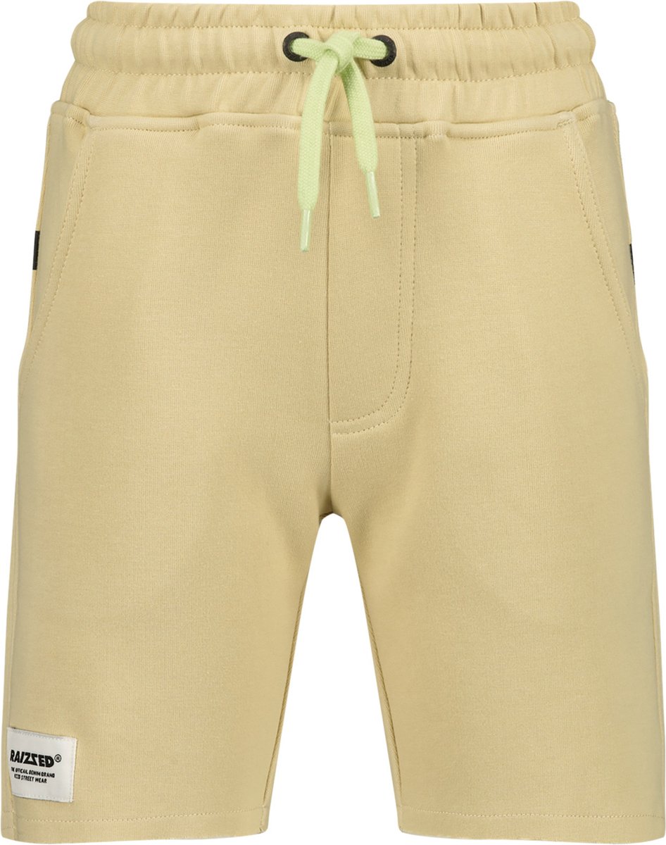 Raizzed jongens korte joggingbroek Rosh Overcast White