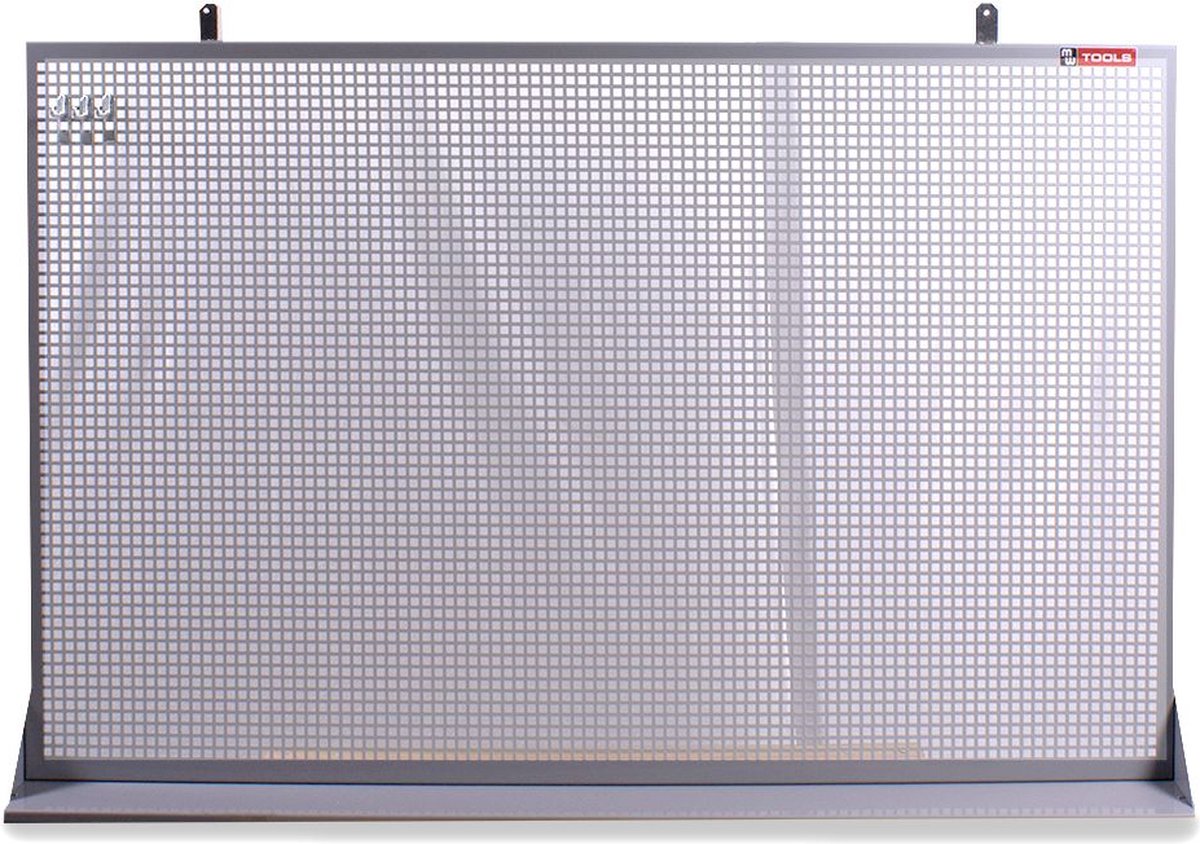 Perfopaneel metaal grijs 150x94cm MW Tools DEKP150-1015