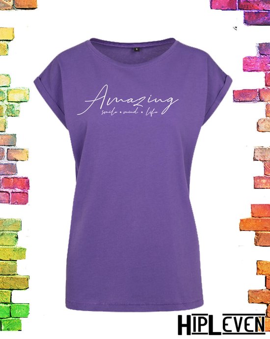 Chemise violette pour femme Amazing | Violet taille 3XL