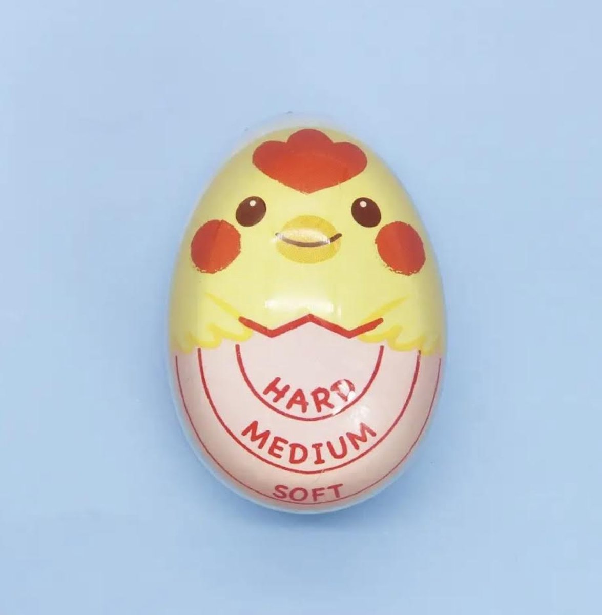 Ei kookwekker - Egg timer - Eierwekker - Eierkoker - Eiertimer - geel - roze - Timer universeel - Kookwekker ei - Wekker ei - gadget