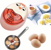 Ei kookwekker - Egg timer - Eierwekker - Eierkoker - Eiertimer - rood - Timer universeel - Kookwekker ei - Wekker ei - gadget