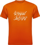 Koningsdag Kleding | Fotofabriek Koningsdag t-shirt heren | Koningsdag t-shirt dames | Oranje shirt | Maat XL | Royal Mess