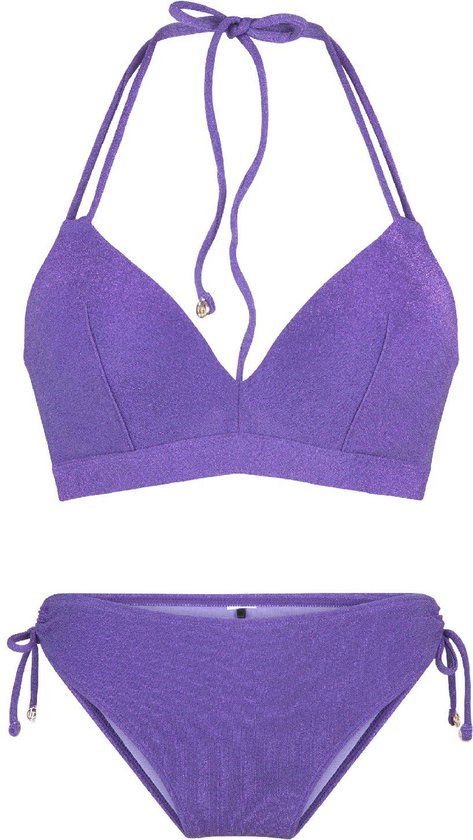 LingaDore Triangel voorgevormd bikini set - 7205 - Violet - 38E