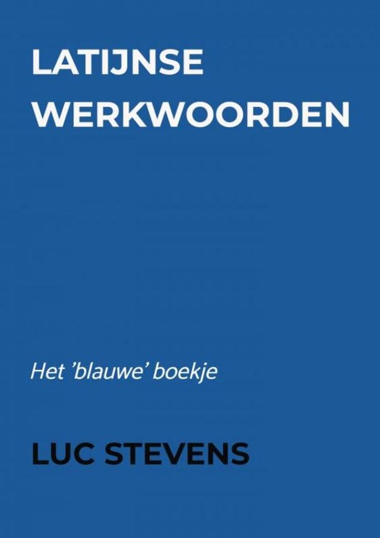 Latijnse werkwoorden - cover