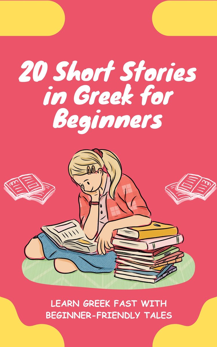 Omslag van lingoXpress Greek Series - 20 Short Stories in Greek for Beginners