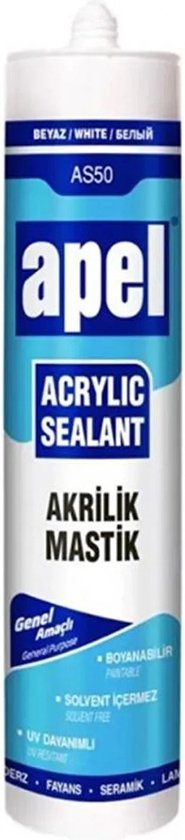 Acrylaatkit wit -500g - Sealing kit voor het afdichten van voegen, needles, kieren en scheuren