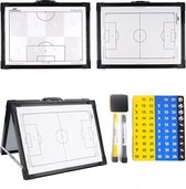 PodiuMax Tactiekbord Voetbal - Trainersmap Voetbal - Coaching Board 40x30 cm - Coachmap - Voetbalmap - Coachbord Voetbal - Whiteboard Voetbal