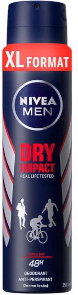 Goedkoopste Nivea Deospray Men - Dry Impact 250 ml