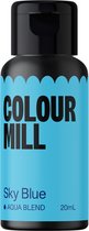 Colour Mill Aqua Blend Voedingskleurstof op Waterbasis - Sky Blue - 20 ml