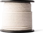Corde en coton SNURO (5 mm, 50 M) pour une reliure plus solide - coton naturel et régénéré pour les projets de macramé, de loisirs et de bricolage - Aspect naturel et toucher doux.