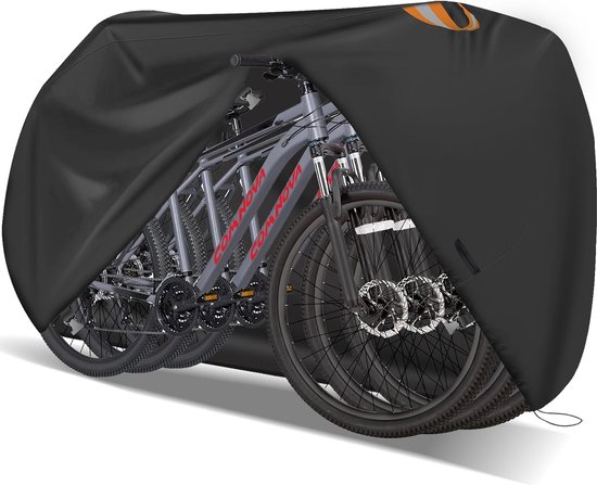 Zettum Fietshoes voor 1 fiets - stationaire fietshoezen voor buitenopslag, waterdicht, outdoor en heavy duty, 600D PU-coating, fietshoezen voor 1 fietsen, mountainbikes, racefiets, strandcruiser