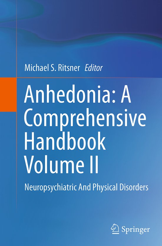 Anhedonia: A Comprehensive Handbook Volume II - cover