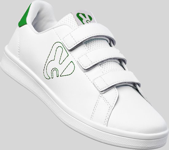 Casual Witte sneakers met groene accenten Owens Maat 29