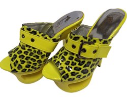 SOISBELLE MUILTJE MET OPEN PLATEAUZOOL( 5 CM) HAK (15 CM)