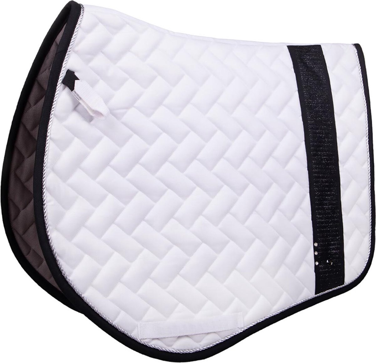 Qhp Zadeldek Qhp Kae Wit-zwart