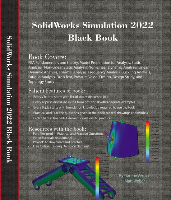 SolidWorks Simulation 2022 Black Book - cover