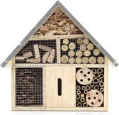 insectenhotel / Design insectenhotel met natuurlijke materiaal - Voor bijen, lieveheersbeestjes en vlinders - Om op te hangen , 7D x 28B x 5H centimeter