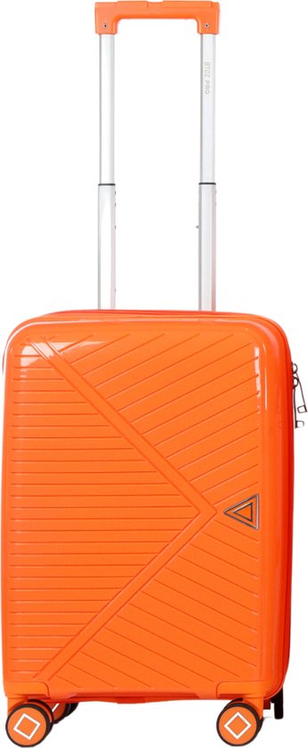 A To Z Traveller Caïro - Handbagage 54cm - Polypropyleen - 35L - Oranje - TSA Slot