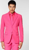 OppoSuits Mr. Pink - Heren Pak - Casual Effen Gekleurd - Roze - Maat EU 56