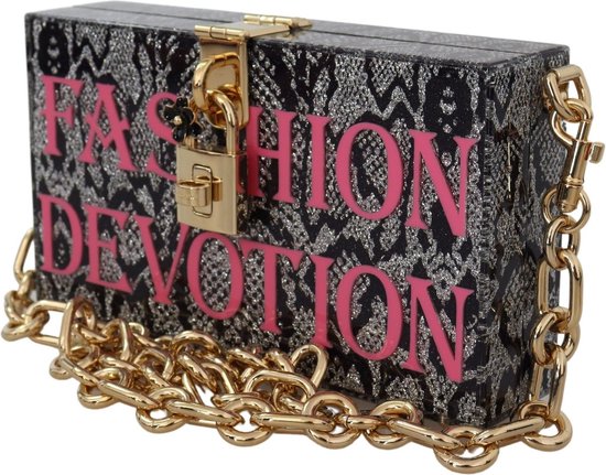 Pochette Fashion Devotion Grise Plexi SICILY BOX Porte Monnaie