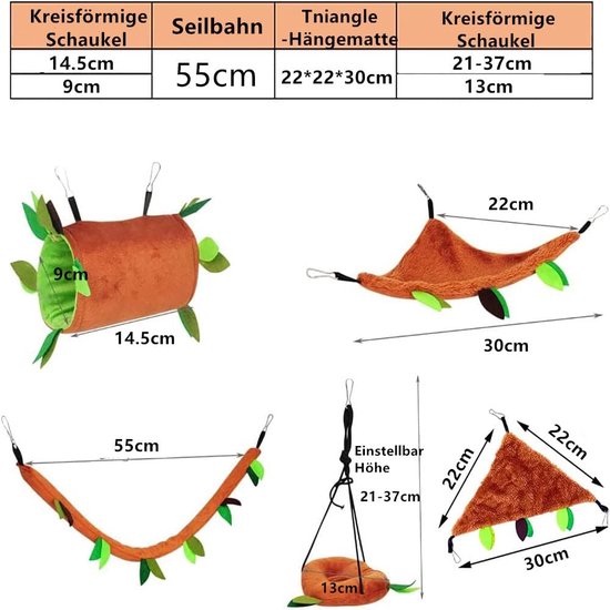 bangminda 4 stuks platforms voor vogelkooi, platform, hamster, papegaai, vierkant platform voor papegaaien, hamsters, eekhoorntjes, cockatiel huisdieren